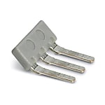 Bridge insert for plug with screw terminals