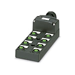 Sensor & actuator box (passive) M12 splitter + plastic thread