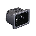 Connettore IEC serie PX (connettori di rete), spina PX, montaggio verticale