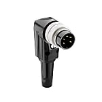 DIN connector Plug, right angle