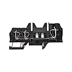 Fuse Terminal, Tension-Clamp Connection, without LED, for Plug-In Cross-Connector, One End without Connector, Tension Clamp Connection