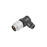 Round Plug (Field Customisable), Pin, 90°, 7 / 8"
