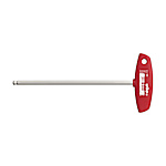 L-Key with T-Handle, Hexagonal Ball End, Brilliant Nickel-Plated