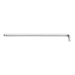 L-Key, Hexagonal Ball End with Short Side, Matt Chrome-Plated