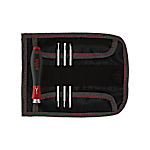 Screwdriver with Interchangeable Blade Set SYSTEM 4, Slotted, Phillips, 5 Pieces in Roll-up Bag