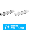 【クリーン洗浄品】配管マニホールド　２方向１８０°