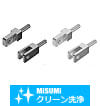 【クリーン洗浄品】ナックルジョイント　－フリ－タイプおねじ－　凹型Ｆ寸固定