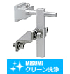 【クリーン洗浄品】コンベヤ用エンプラレールワークガイド取付金具－オフセットタイプ－