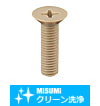 【クリーン洗浄品】樹脂皿小ねじ PEEK