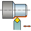 外径旋削 - ネガ・チップ用バイト シャンクバイト コロターン RC ダブルクランプ DSDNN