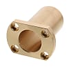 Oil Free Bushings - Bronze, Standard Flanged Housing Units - Compact Flange