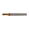 TSC series carbide multi-functional square end mill, 4-flute, 45° spiral / short model