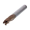 XCP Coated Carbide Radius End Mill For Tempered Steel / High Hardness Steel Machining / 4-Flute / Regular Type