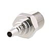 Micro Cupla, Stainless Steel, Plug, PM Type (for Female Thread Mounting) 10PM