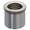脫衣舞件引導襯套- 3MIC Range, Oil-Free, Copper Alloy, LOCTITE Adhesive, Headed (MISUMI)
