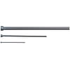 Straight Ejector Pin - H13 Steel, Nitride Coated, 4mm Head Height/JIS Head, Configurable Shaft Diameter and Length  