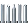 Straight Core Pins With Tip Processed -Shaft Diameter (P) Designation (0.01mm Increments) Type-