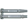 Gas Release One-Step Core Pins - Various Steel Options, Head T=4 mm, Flat Side