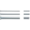 Pines eyectores rectos con grabado - acero moldeado SKD61+nitrurado/tipo designación de dimensión L -
