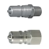 Acopladores SP de doble válvula para enfriamiento -Enchufes de acero inoxidable / Resistente al calor 180 grados- [10 piezas por paquete]