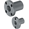 Oil Free Bushings - Flange Type, made of metal, with mounting holes.