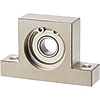 Bearings with Housing - T-shaped, with retaining rings.