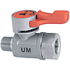 Compact Ball Valves - Stainless Steel, PT Male or Female (MISUMI)