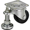 Casters - With integrated leveler (medium and heavy loads).
