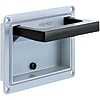 Handles - Folding, recessed, with mounting holes.
