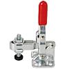 Vertical Hold-Down Toggle Clamps - Flange Base, Tightening Force 441 N
