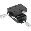 Manual XY-Axis Stages - Dovetail, High Accuracy, 4.2 mm Lead, Rectangle, Low Profile, XYSLC