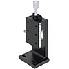 Manual Z-Axis Stages - High Accuracy Dovetail, Feed Screw, Lead 4.2mm, Rectangle, Low Profile, ZSLC Series