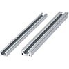 Flat Aluminum Extrusions- No Shoulder, Slot Width 6 mm, 1 Slot