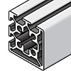 アルミフレーム　６シリーズ　正方形　６０×６０ｍｍ　２列溝　２面溝