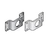 [Clean & Pack]Sheet Metal Mounting Plates / Brackets - Convex Bent Type, BLUES