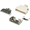 Rectangular Connectors - Crimp Terminals with EMI-Shielded Metal Hood, Plug