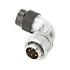 Metal Threaded Connectors · MNS Series, Angle Plug