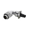 Metal Threaded Waterproof Connectors · MNS Series, Angle Plug