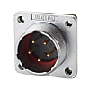 Metal Threaded Waterproof Connectors · MWS Series, Panel Mount Socket