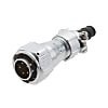 Metal Bayonet Waterproof Connectors · MWB Series, Straight Plug