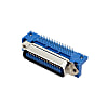 CENTRONICS Connectors Angle Solder Screw Lock Male Connector for Circuit Board