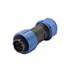 Resin Threaded Waterproof Connectors · PSCW Series, Straight Plug