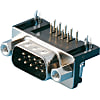 Conectores rectangulares - D-sub, instalación de PCB, terminales de soldadura y prensa