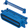 Conectores rectangulares - Centronics, plug, press-fit, spring-lock
