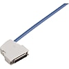 IEEE1284ハーフピッチ（MDR）コネクタ付ケーブル EMI対策アングル (3Mコネクタ使用)