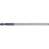 XAC series carbide ball end mill, 2-flute / short, long shank model