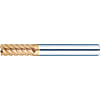 TSC係列硬質合金高螺旋立銑刀，用於高硬度銅加工，多刀片，50°螺旋/常規型
