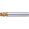 TSC Series Carbide Radius End Mill (for Shrinkage Fitting/Radius (R) Accuracy ±5 UM) for High-Hardness Steel Machining, 4-Flute, 45° Spiral/Stub Model