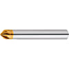 TS Coated Carbide Chamfering End Mill, for High-Hardness Steel Machining, 6-Flute / Short Model