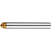 TS塗層硬質合金不鏽鋼加工倒角銑刀,2-Flute /不側刀片